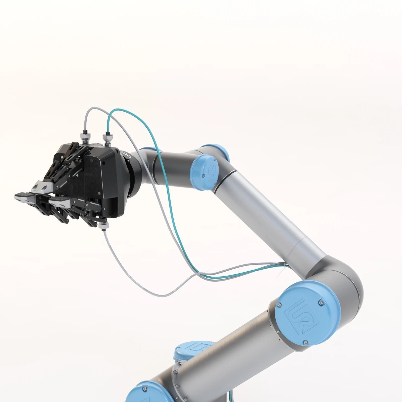 Universal Robots Ur5 With Robotiq Three Finger Adaptive Gripper 3D model_19