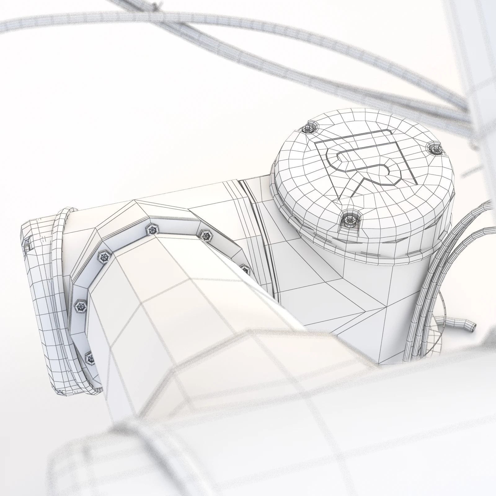 Universal Robots Ur5 With Robotiq Three Finger Adaptive Gripper 3D model_21