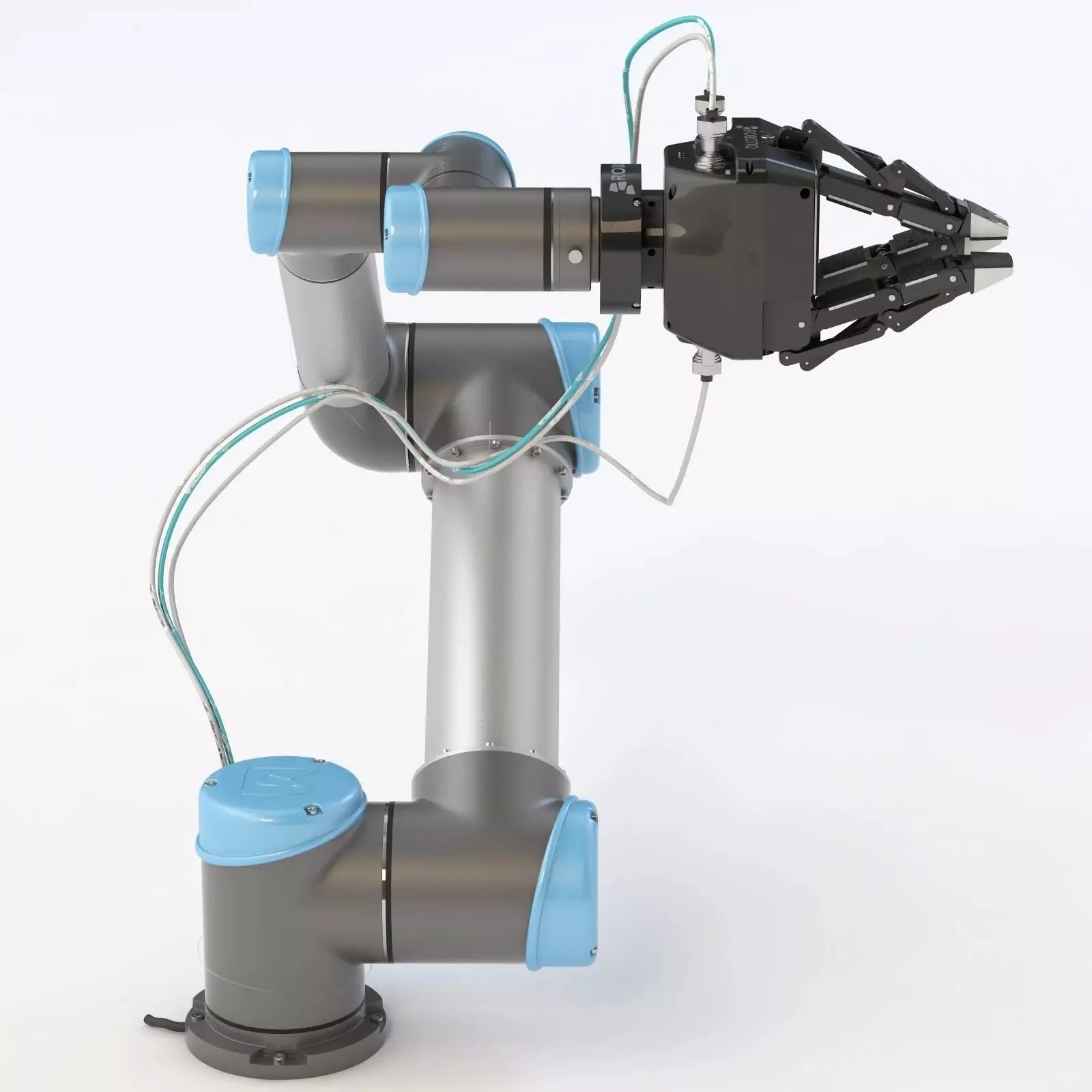 Universal Robots Ur5 With Robotiq Three Finger Adaptive Gripper 3D model_0