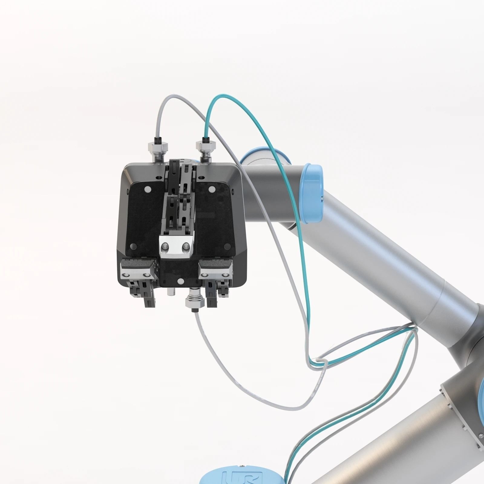 Universal Robots Ur5 With Robotiq Three Finger Adaptive Gripper 3D model_9