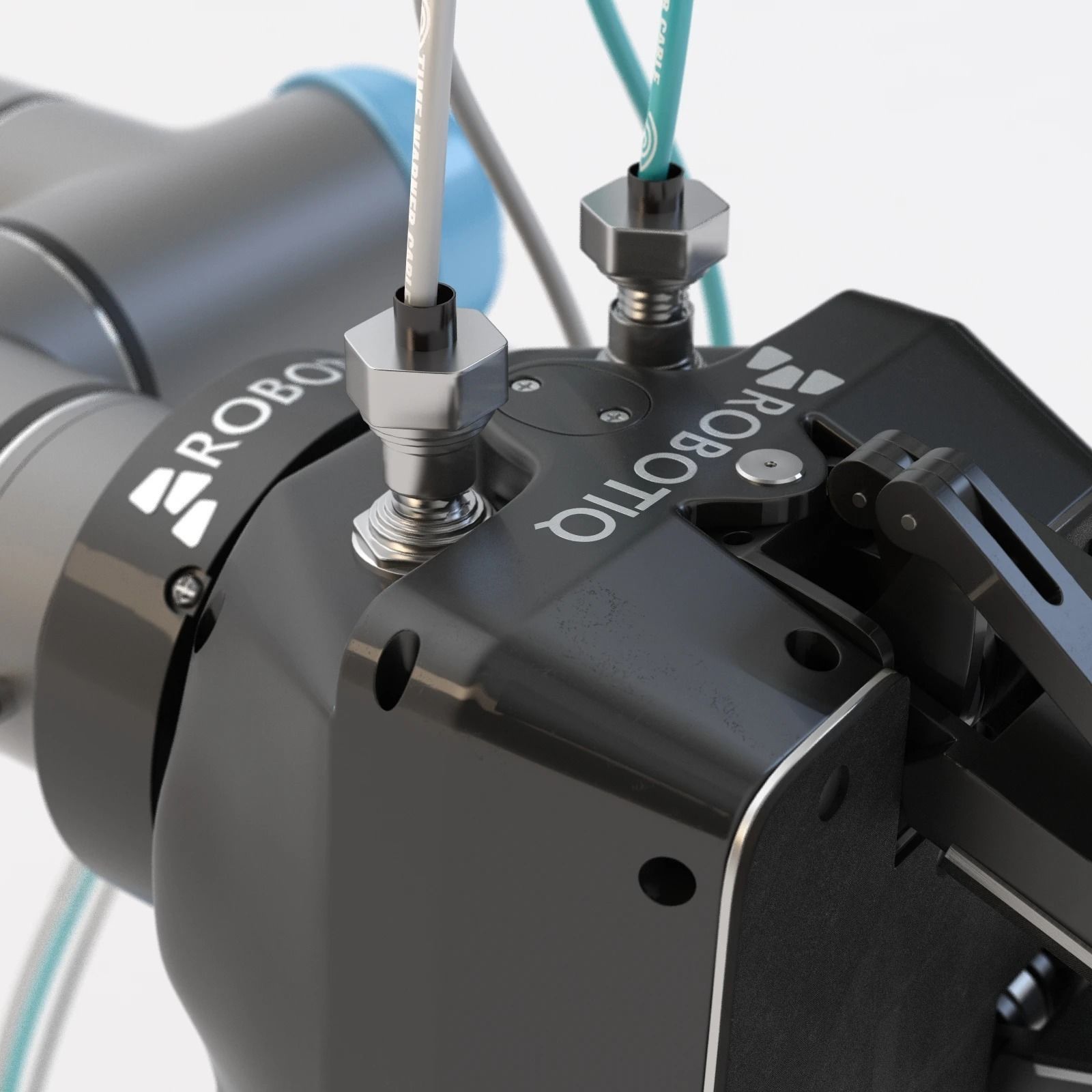 Universal Robots Ur5 With Robotiq Three Finger Adaptive Gripper 3D model_3