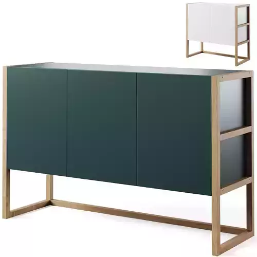 Sideboard with doors Compo LA REDOUTE 3D model