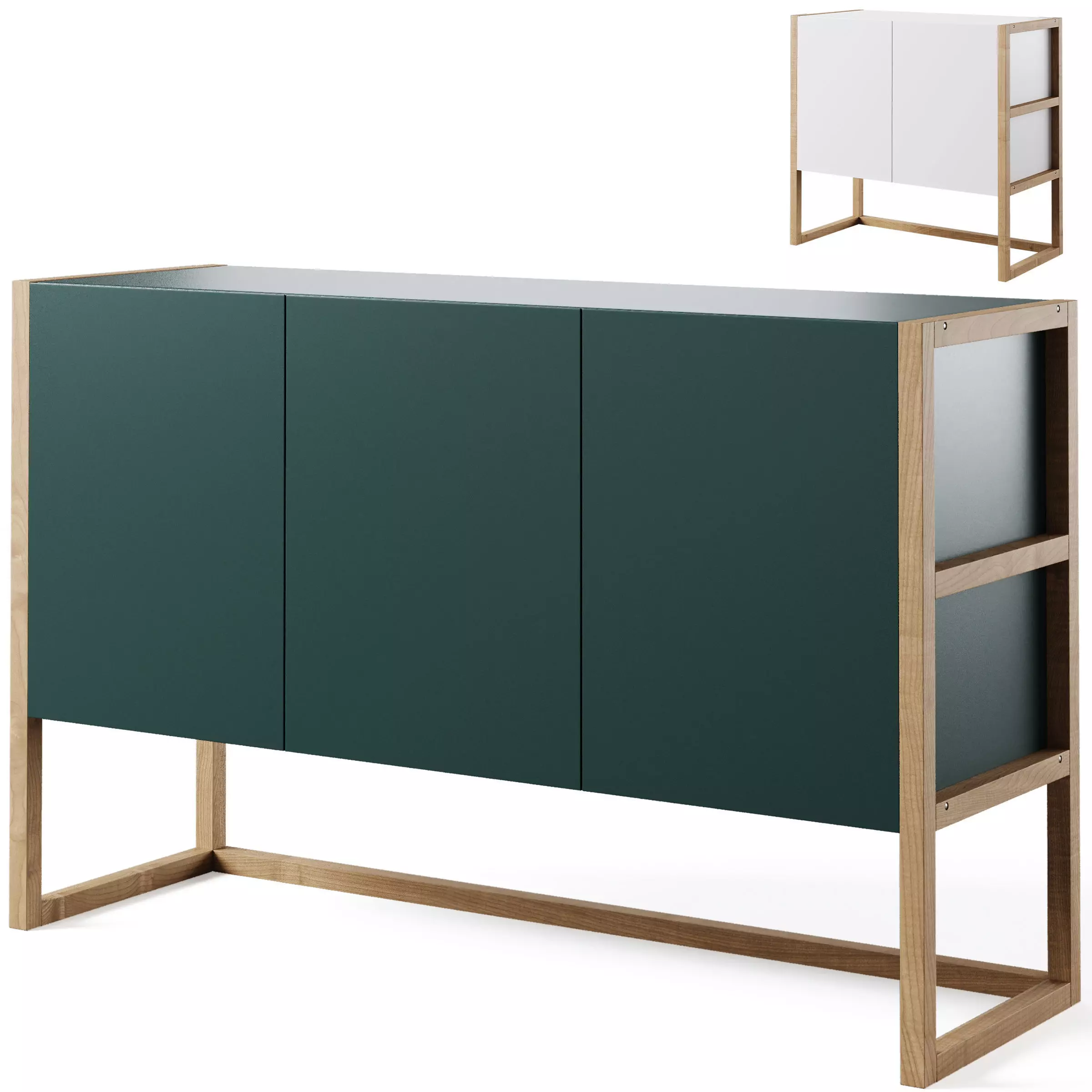 Sideboard with doors Compo LA REDOUTE 3D model_0