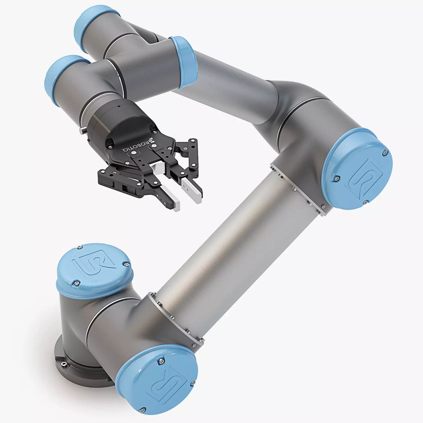 UR5 With Robotiq Two Finger Adaptive Gripper 3D model_0