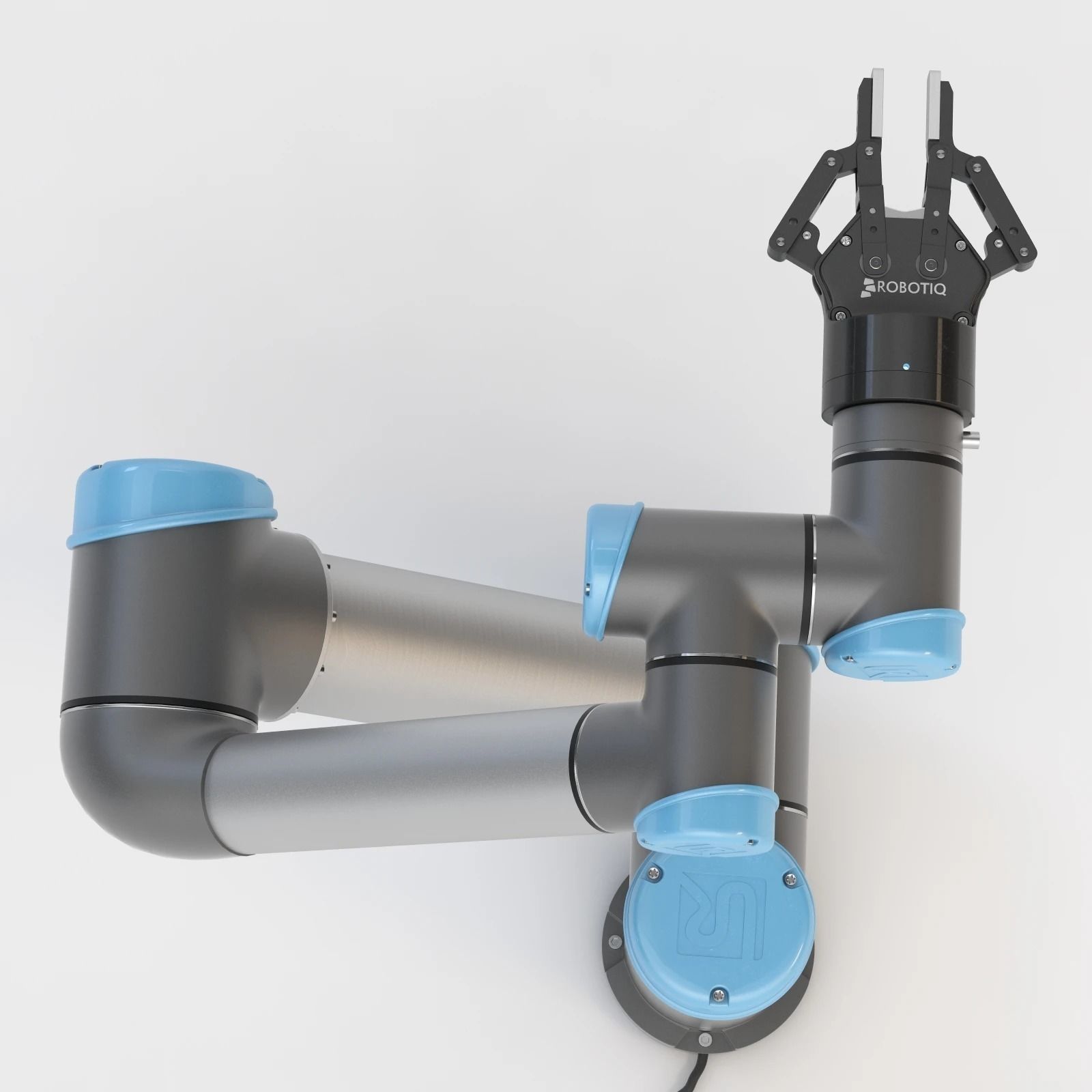 UR5 With Robotiq Two Finger Adaptive Gripper 3D model_2