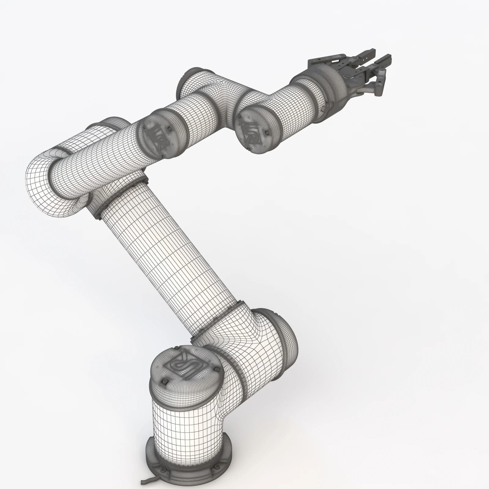 UR5 With Robotiq Two Finger Adaptive Gripper 3D model_11