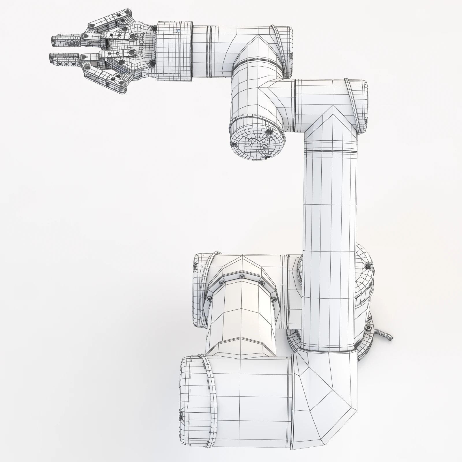 UR5 With Robotiq Two Finger Adaptive Gripper 3D model_5