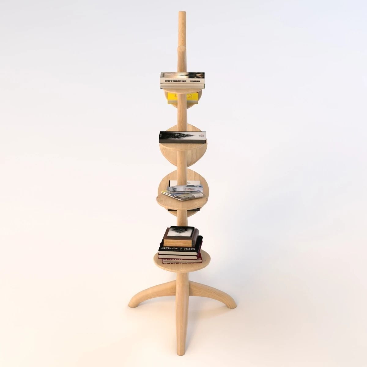 Umthi Bookshelf 3D model_3