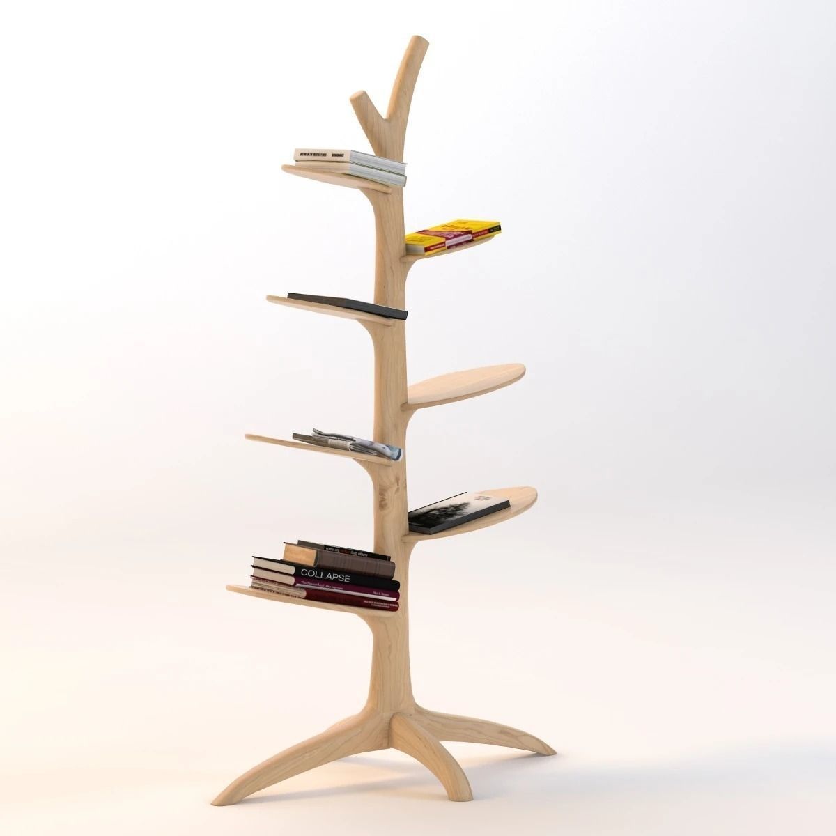 Umthi Bookshelf 3D model_1