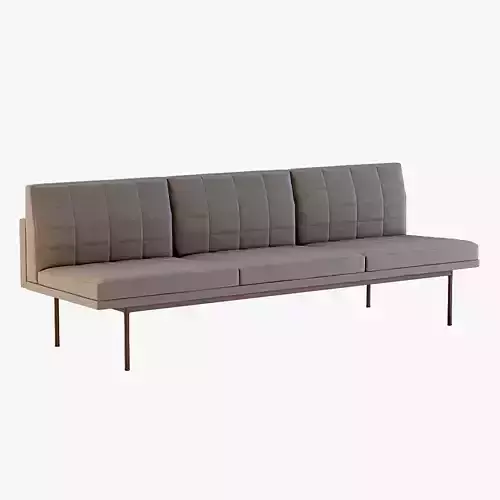 Ultra Detail Upholstered Tuxedo Sofa Three Seater