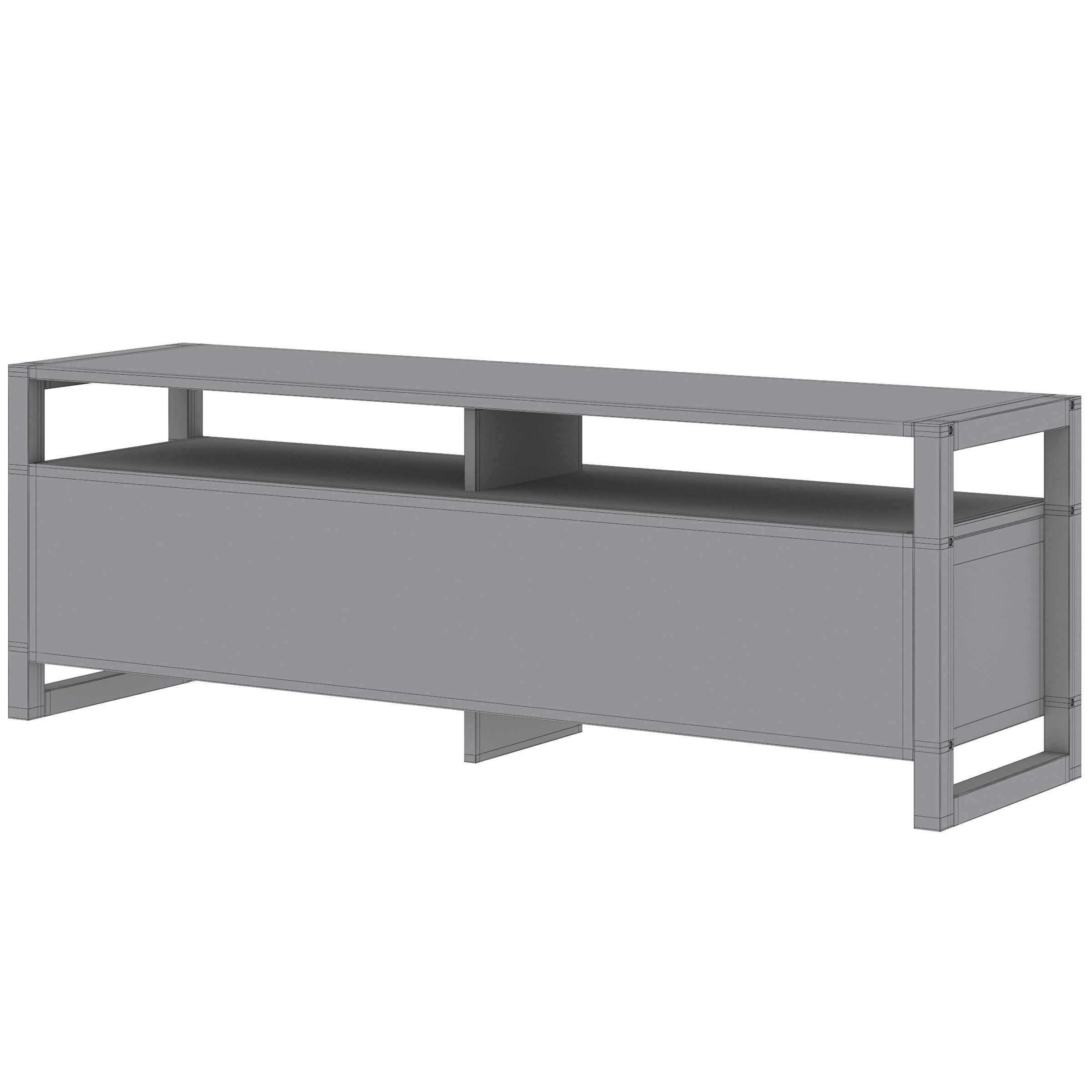 Compo TV Unit with Push-To-Open Door by LA REDOUTE 3D model_2