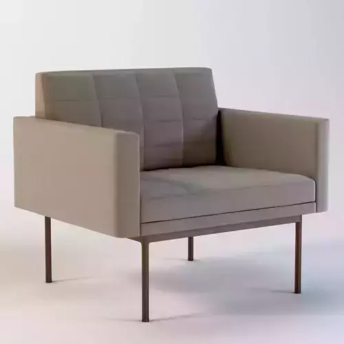 Ultra Detail Upholstered Tuxedo Armchair