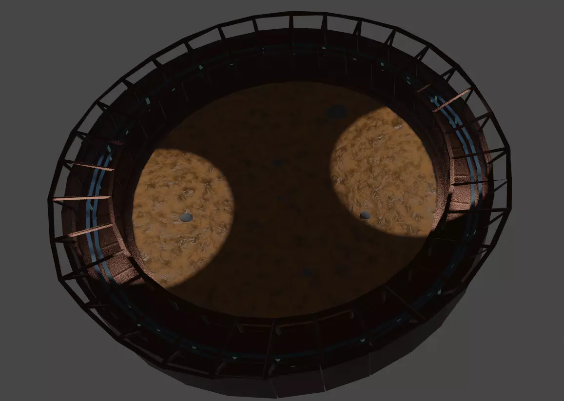 Gladiator arena Free 3D model_0