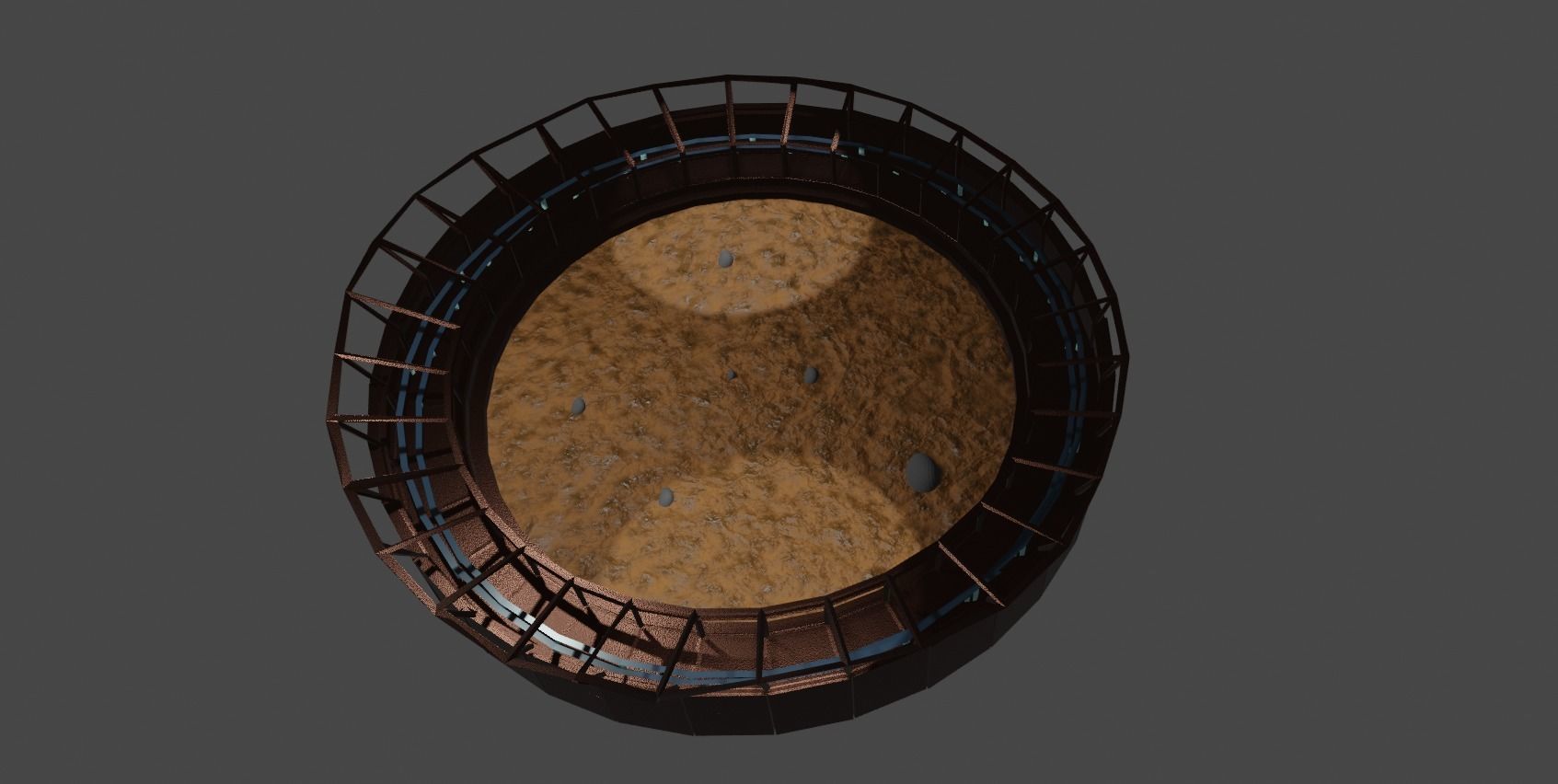 Gladiator arena Free 3D model_10