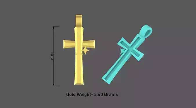 Cross Pendant Design  3D print model