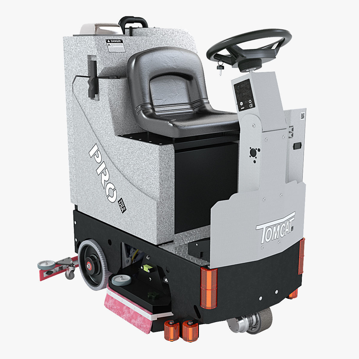 Tomcat Commercial Floor Scrubbers Microrider 3D model_10