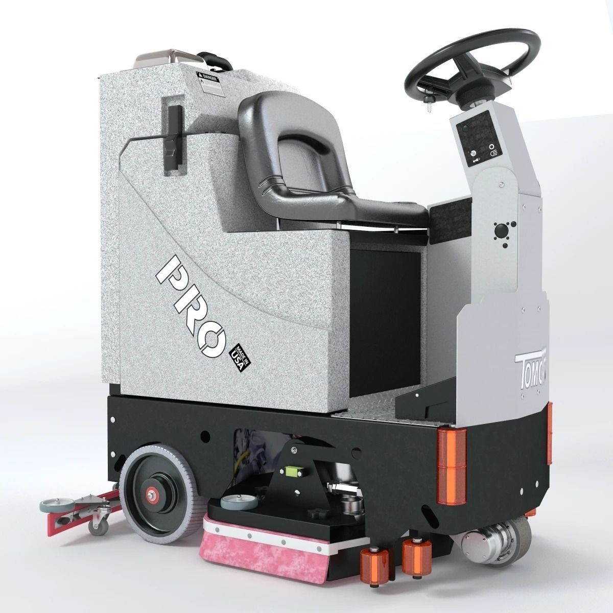 Tomcat Commercial Floor Scrubbers Microrider 3D model_9