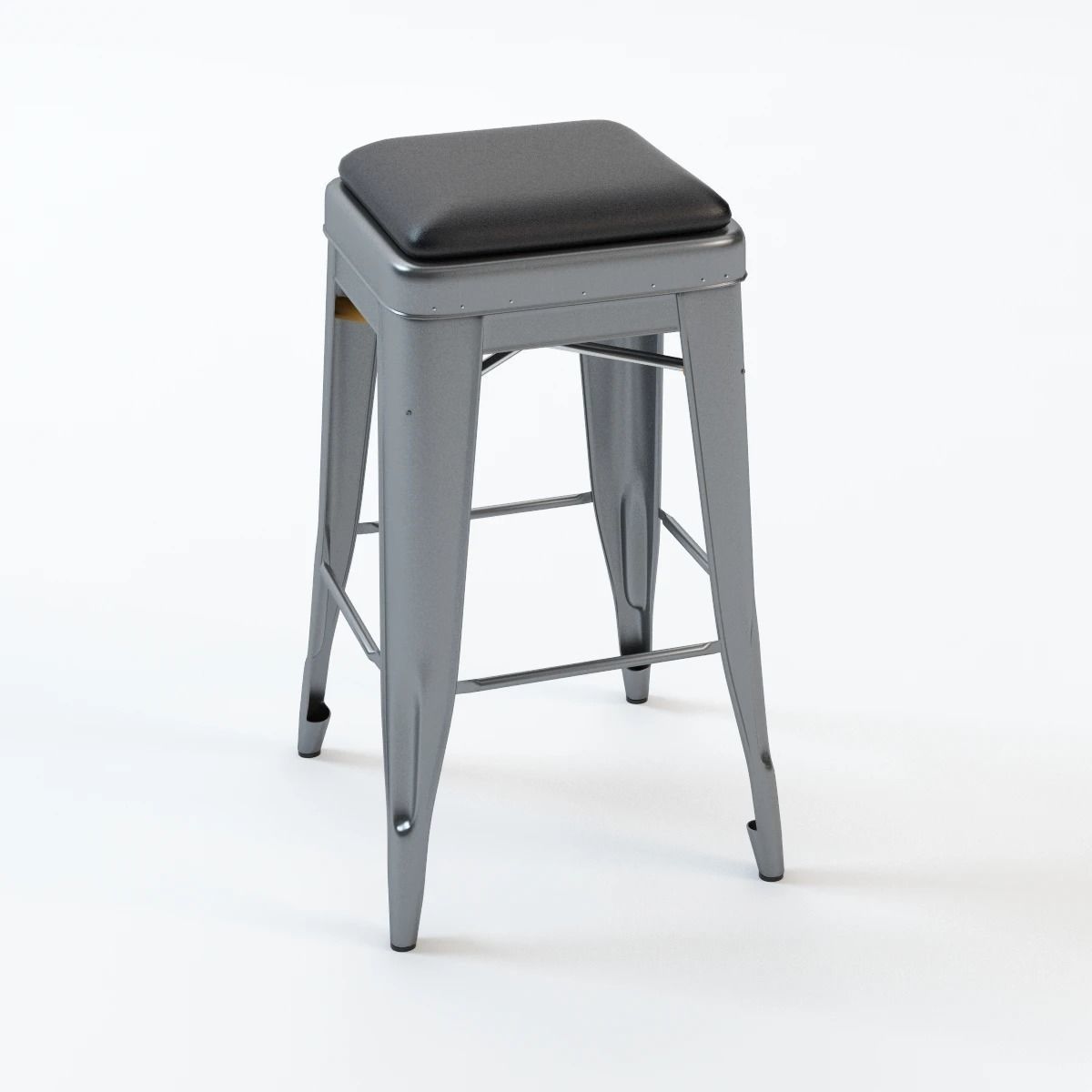 Tolix H Stools 3D model_6