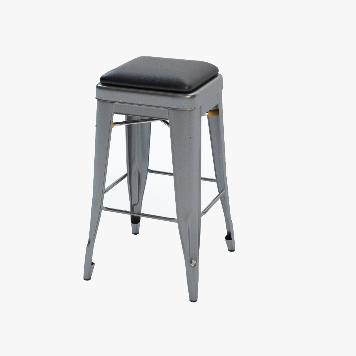 Tolix H Stools 3D model_7
