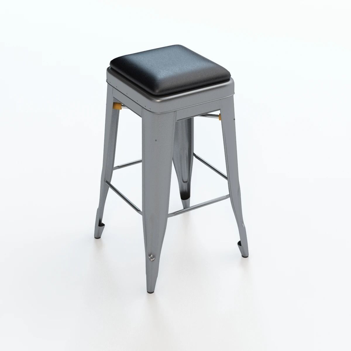 Tolix H Stools 3D model_3