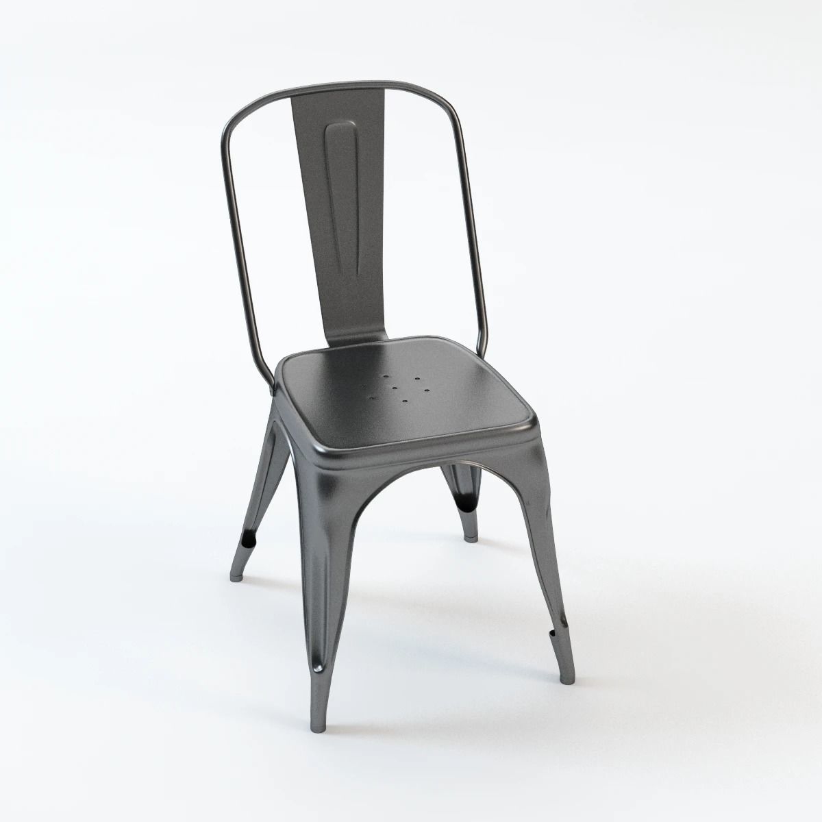 Tolix Ass Chairs 3D model_6