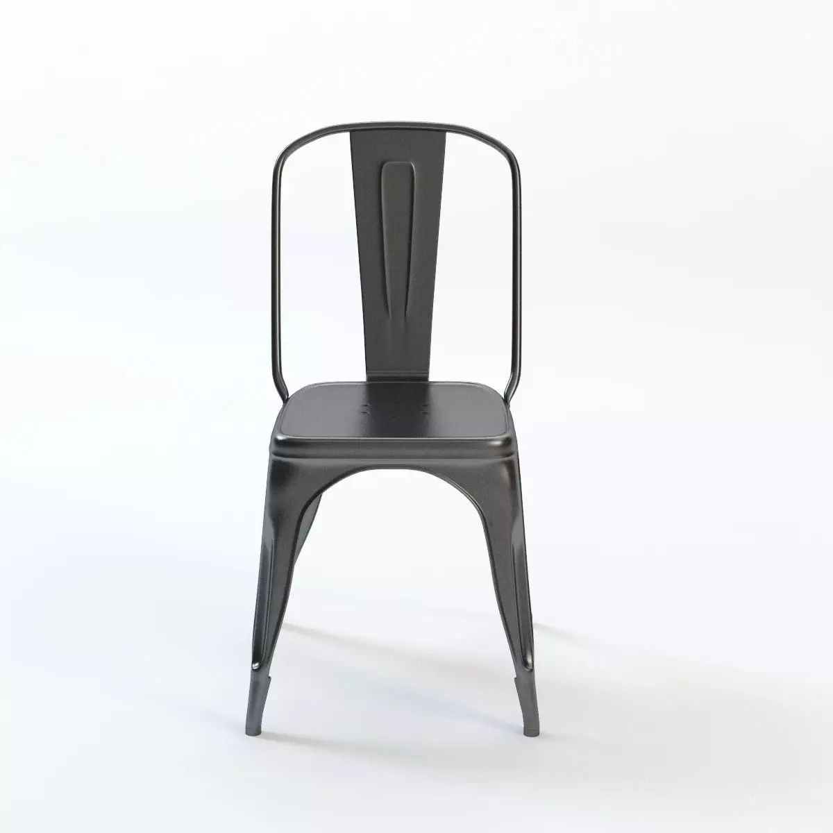 Tolix Ass Chairs 3D model_0