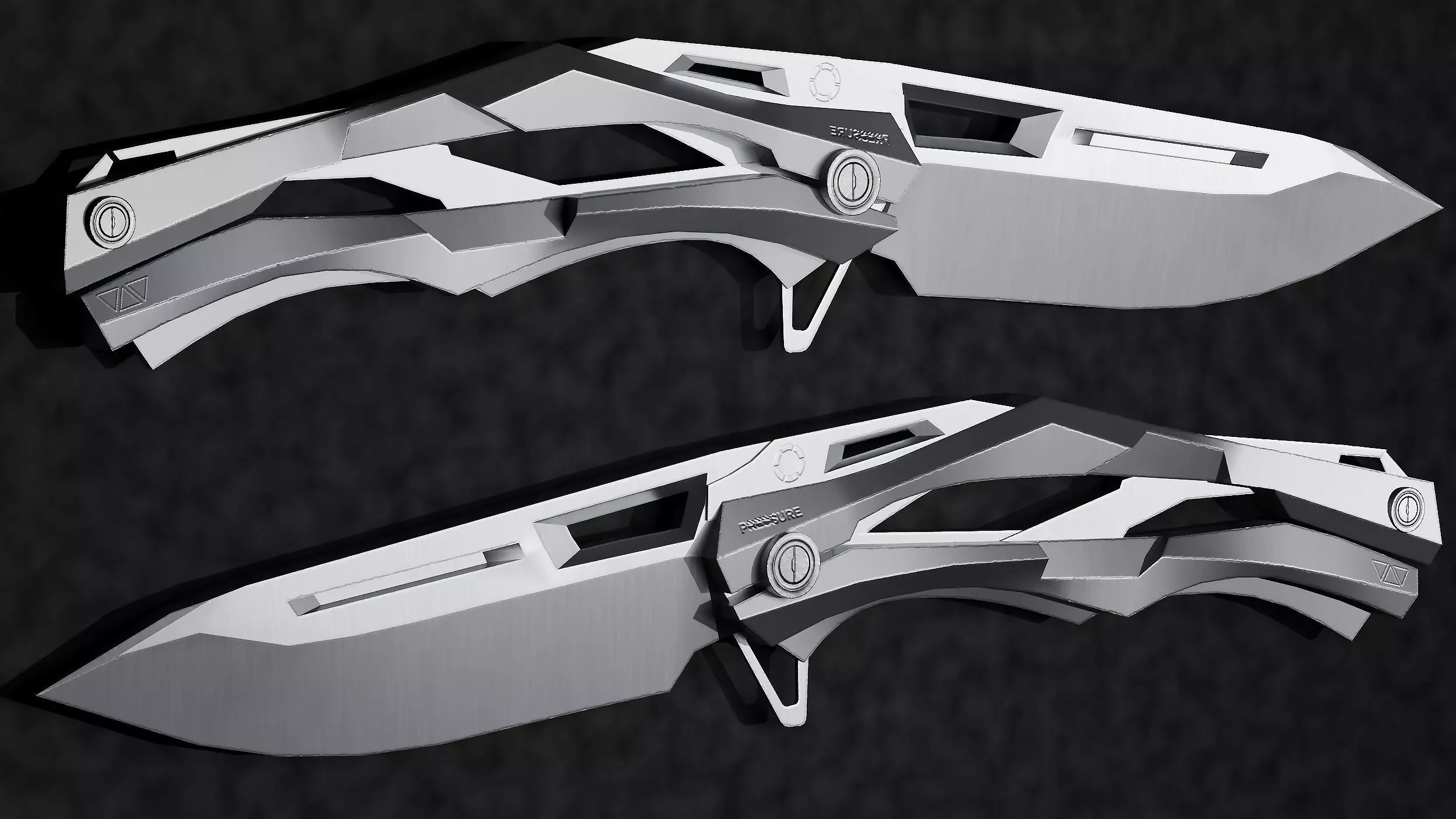 Stylized Knife 3D model