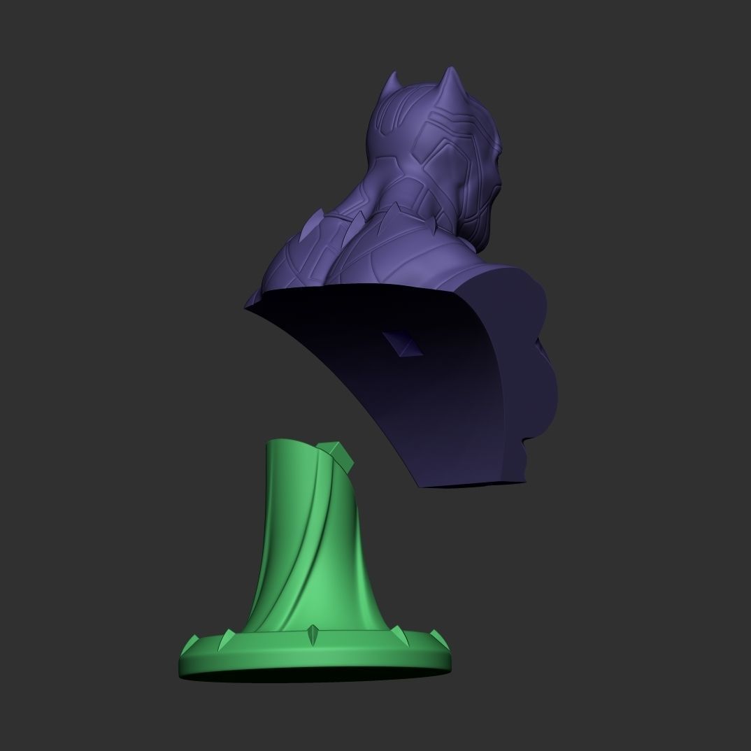 Black Panther Bust 01 3D print model_9