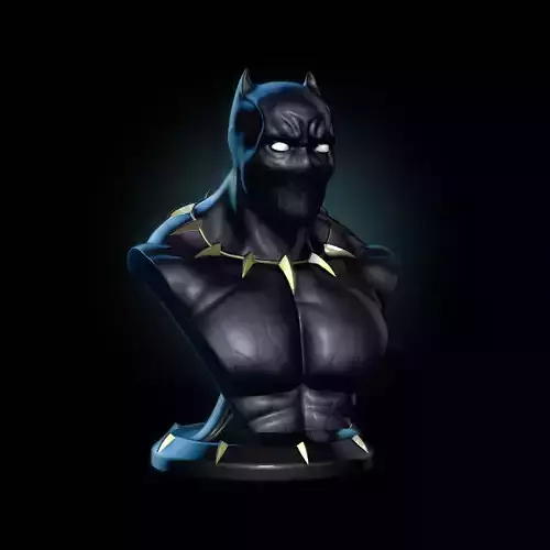 Black Panther Bust 01