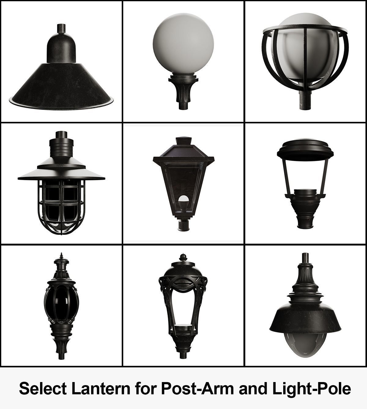 Light Pole-5 3D model_1