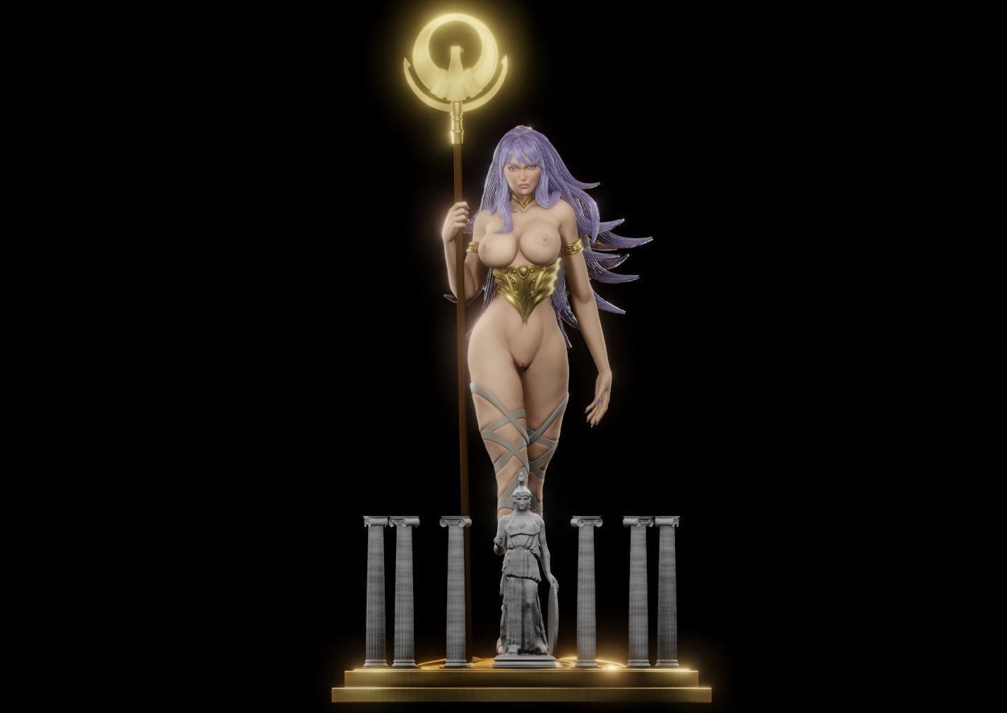 Saint Seiya Athena 1to10 STL file 3D print model 3D print model 3D print model_18