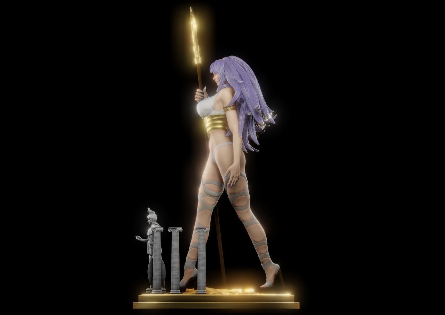 Saint Seiya Athena 1to10 STL file 3D print model 3D print model 3D print model_11