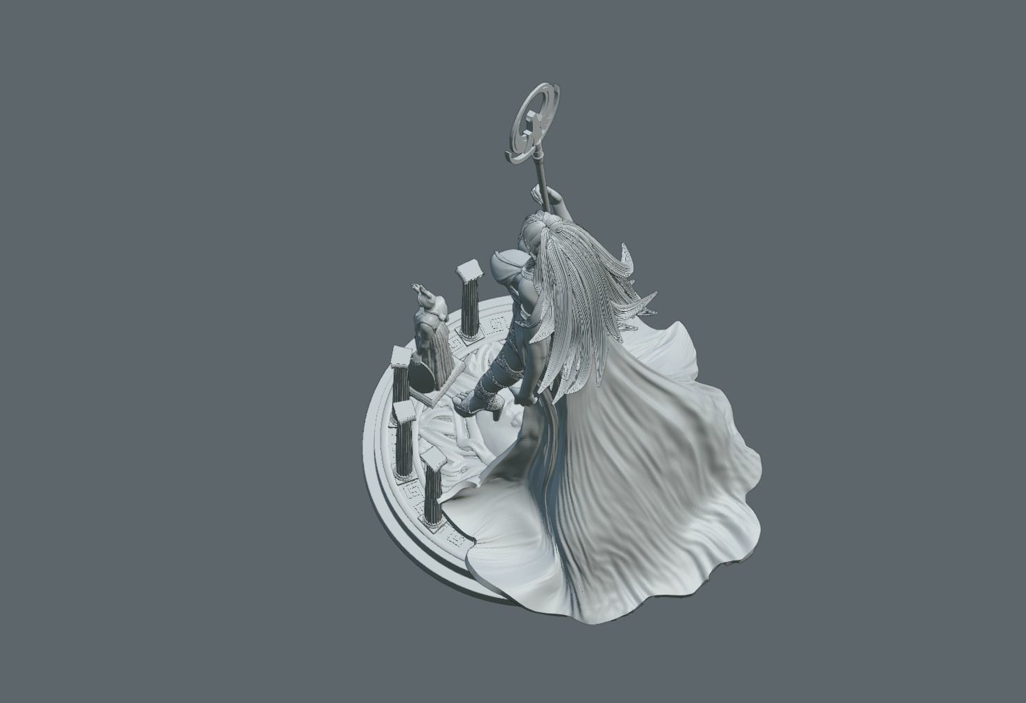 Saint Seiya Athena 1to10 STL file 3D print model 3D print model 3D print model_26