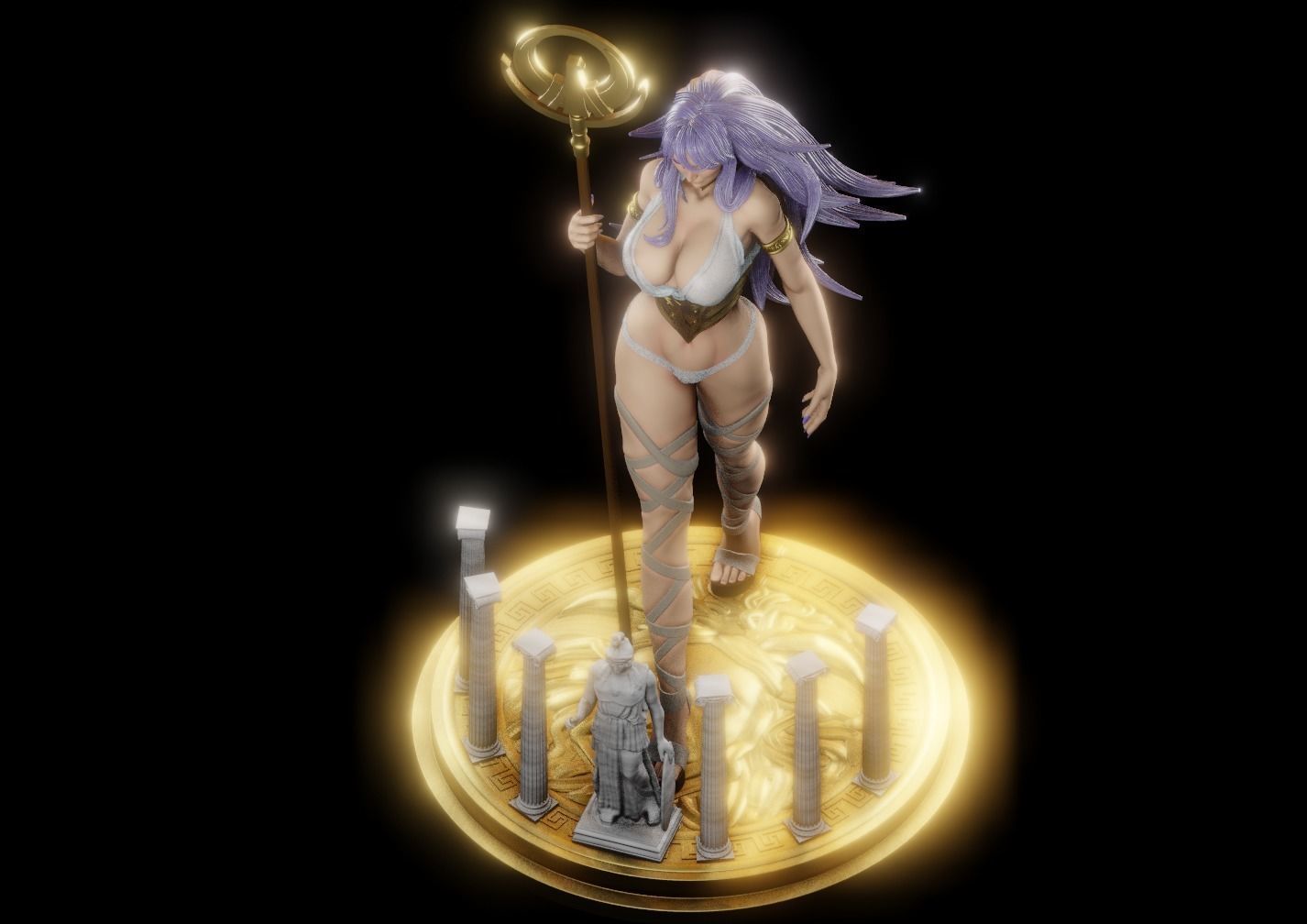 Saint Seiya Athena 1to10 STL file 3D print model 3D print model 3D print model_17