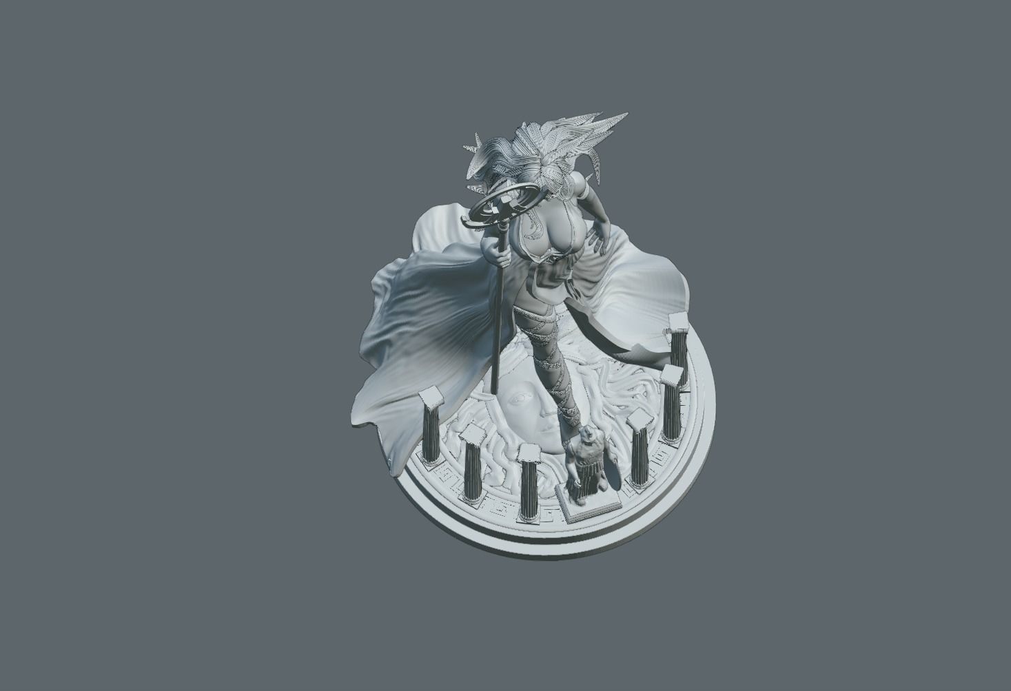 Saint Seiya Athena 1to10 STL file 3D print model 3D print model 3D print model_25