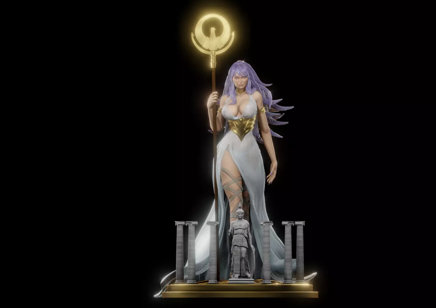 Saint Seiya Athena 1to10 STL file 3D print model 3D print model 3D print model_0