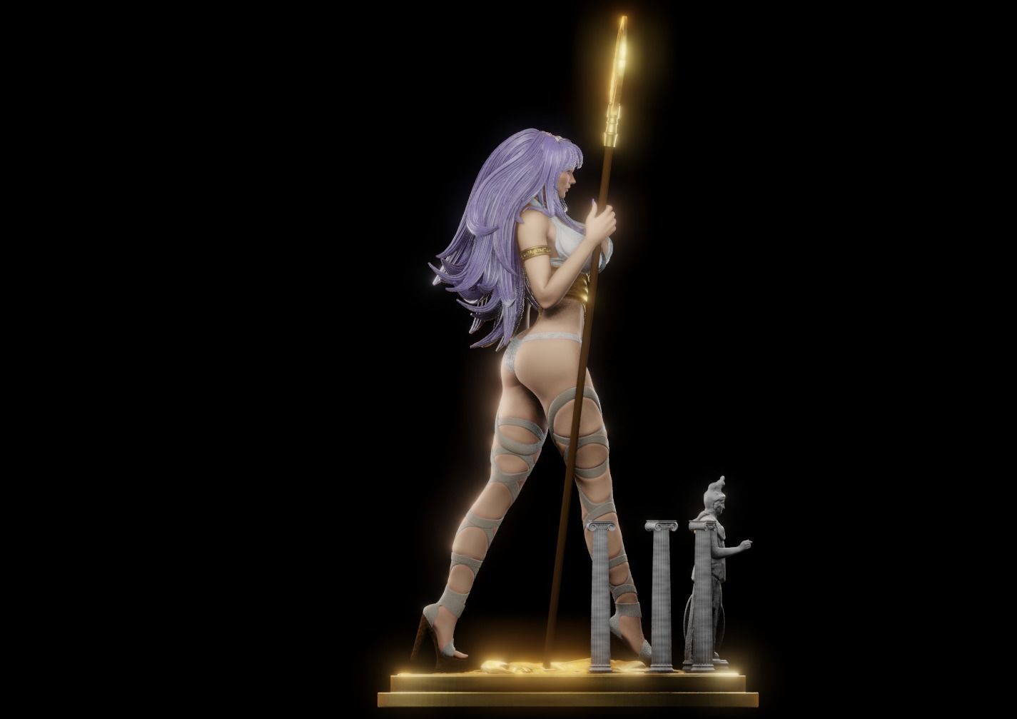 Saint Seiya Athena 1to10 STL file 3D print model 3D print model 3D print model_13