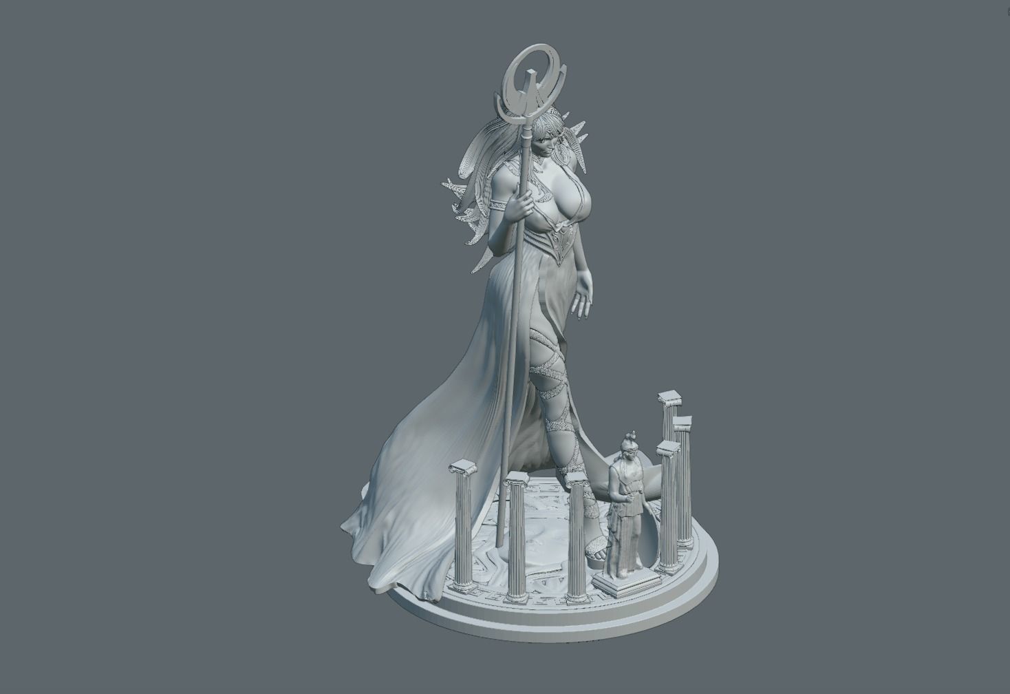 Saint Seiya Athena 1to10 STL file 3D print model 3D print model 3D print model_24
