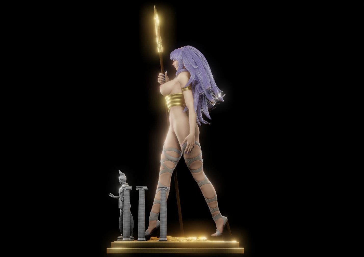 Saint Seiya Athena 1to10 STL file 3D print model 3D print model 3D print model_19