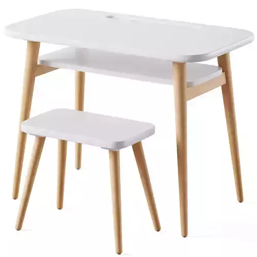 Jimi Desk schoolboy bench by LA REDOUTE INTERIEURS 3D model