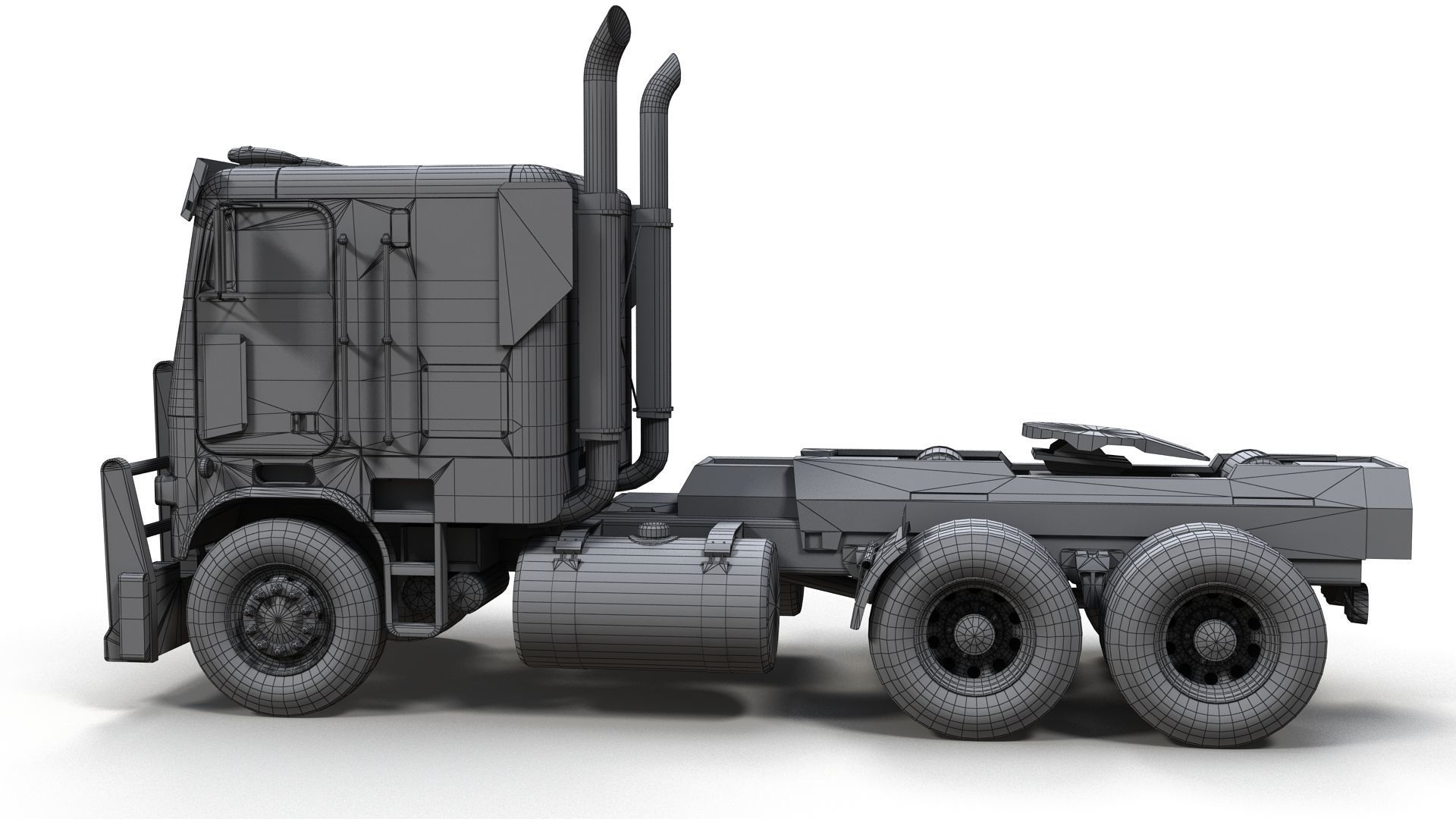 Optimus Prime Freightliner Low-poly 3D model_13