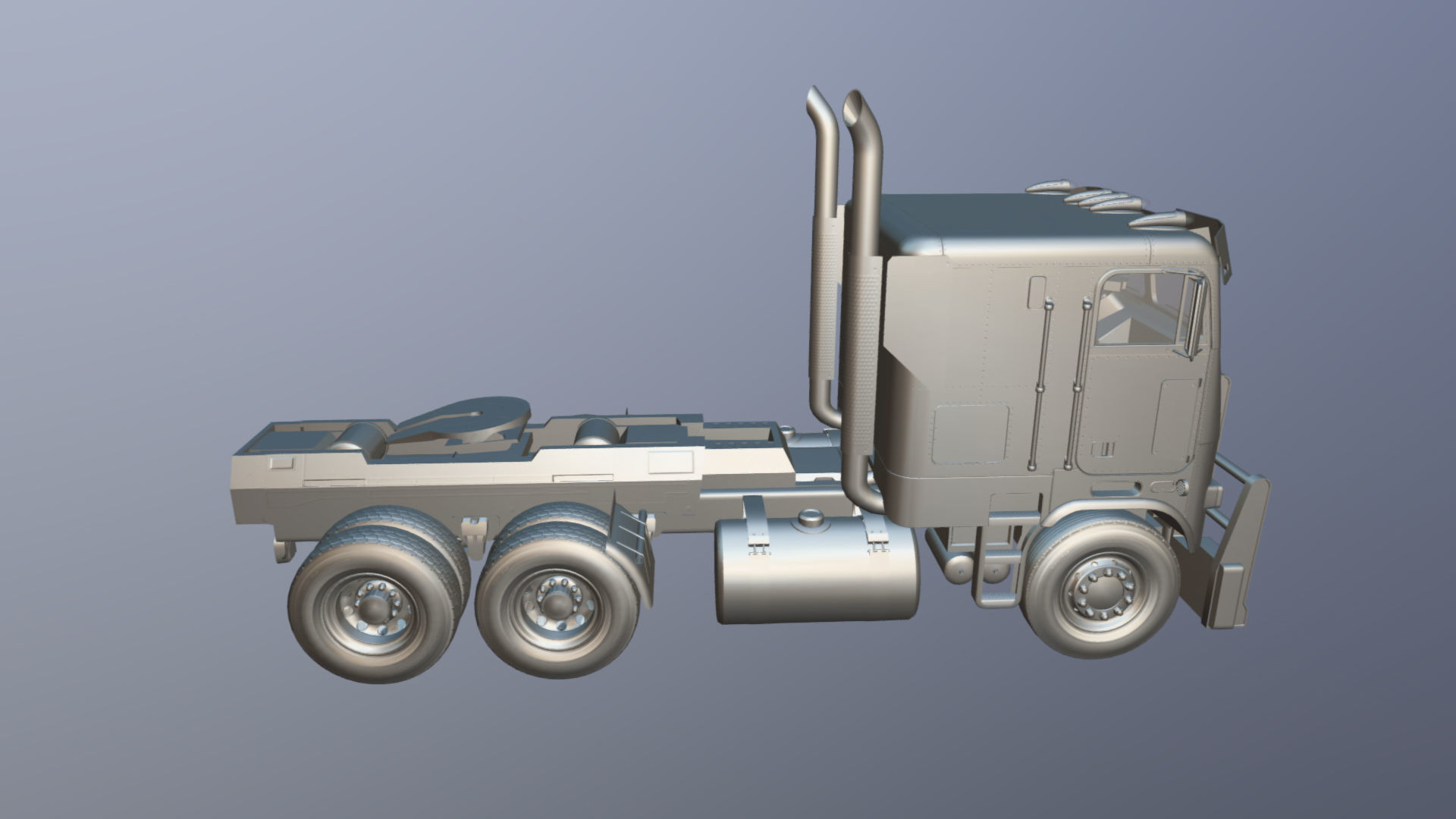Optimus Prime Freightliner Low-poly 3D model_24