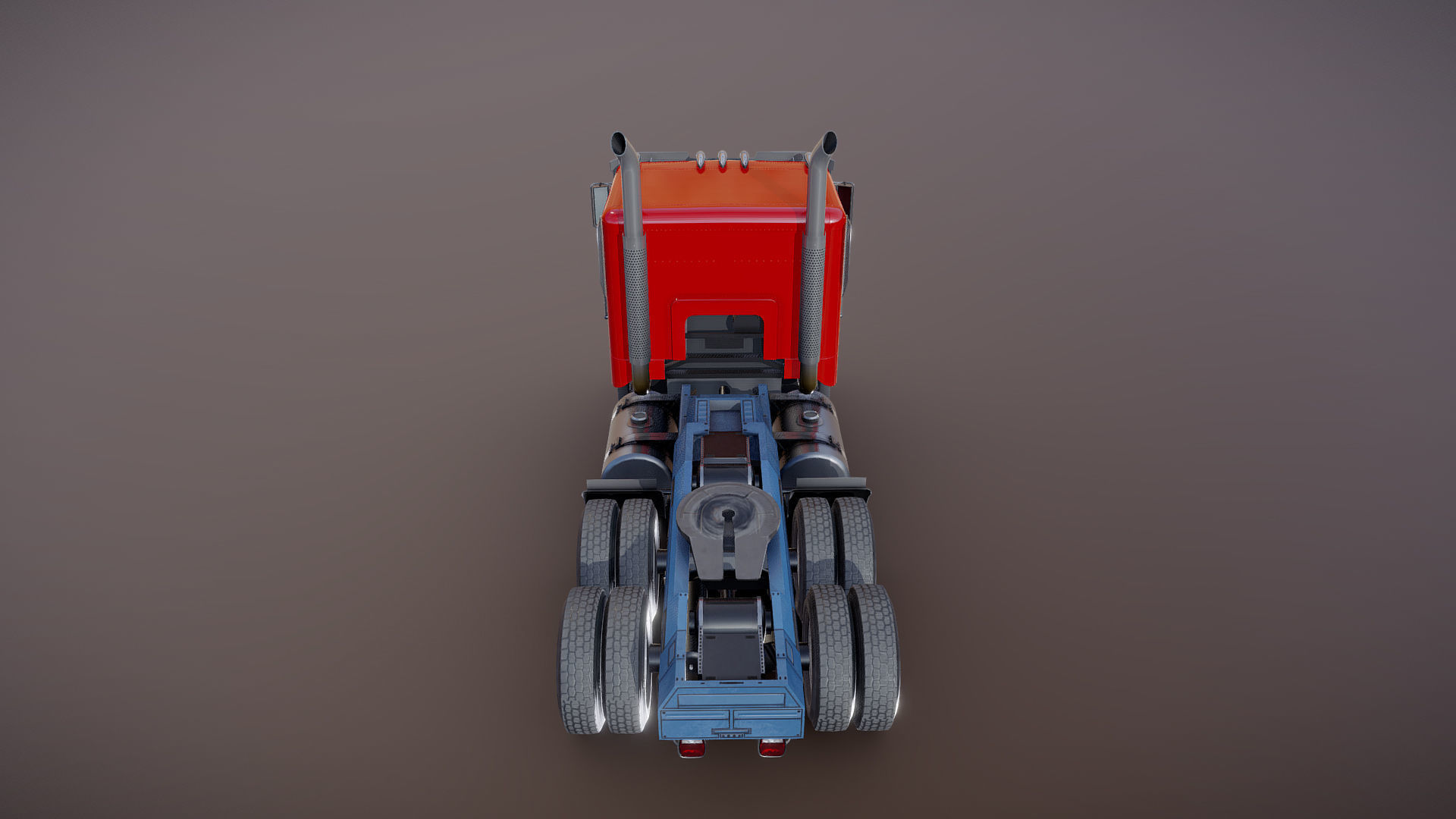 Optimus Prime Freightliner Low-poly 3D model_35