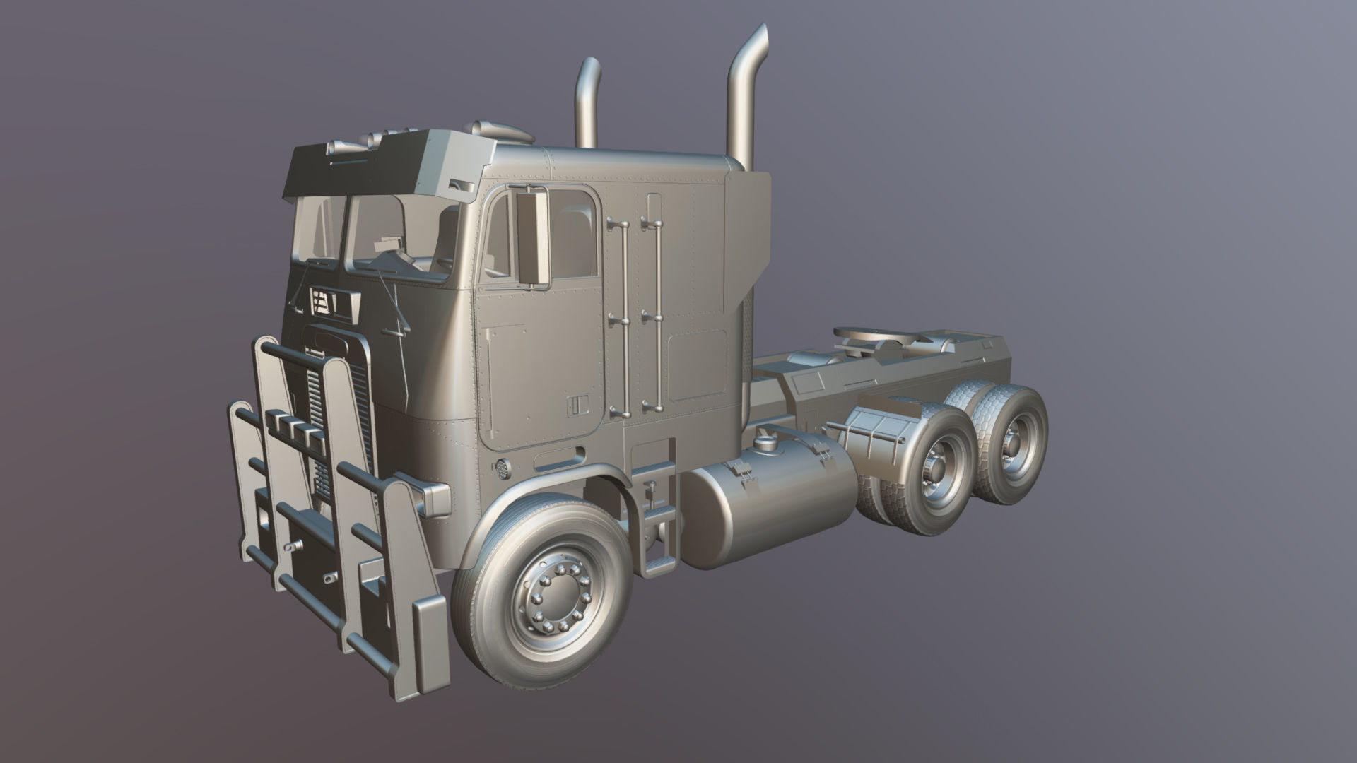 Optimus Prime Freightliner Low-poly 3D model_31