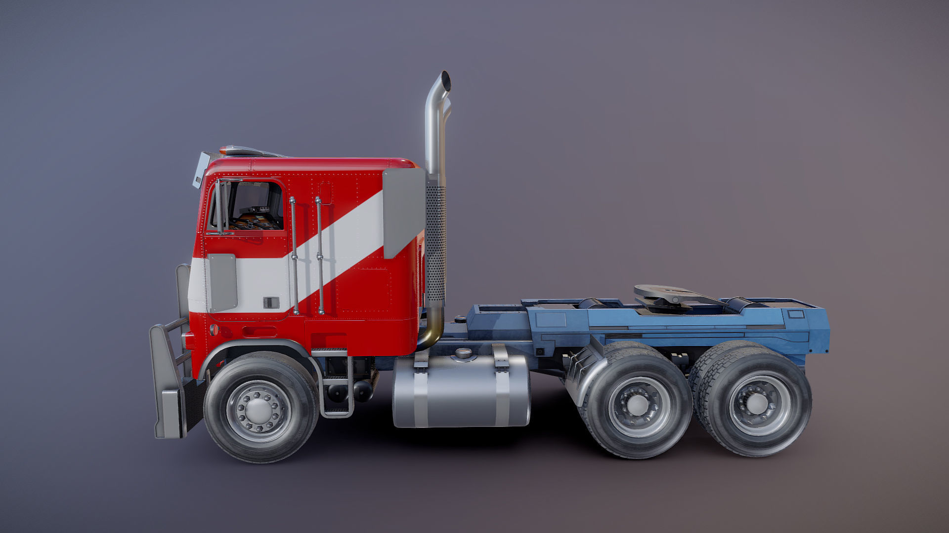 Optimus Prime Freightliner Low-poly 3D model_20