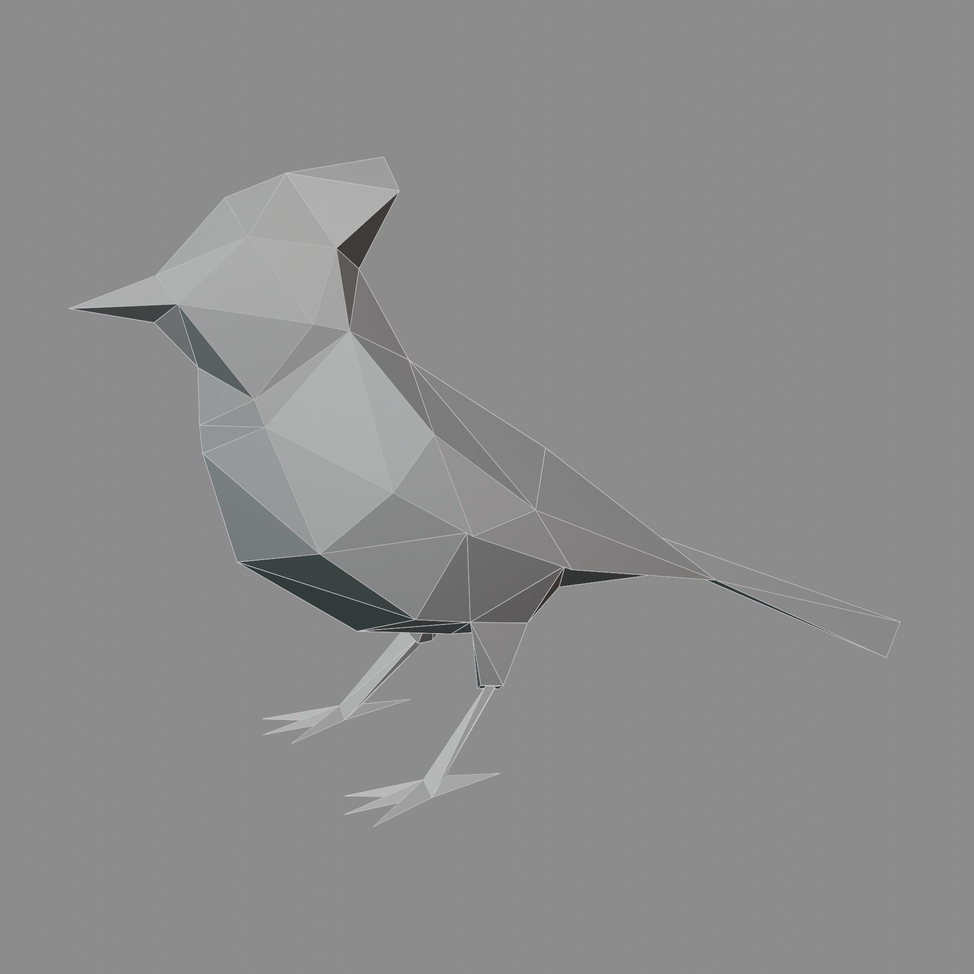 Bird - Blue Jay 3D print model_5