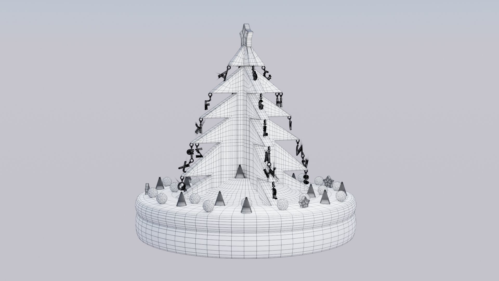 Christmas Cake 3D print model_5