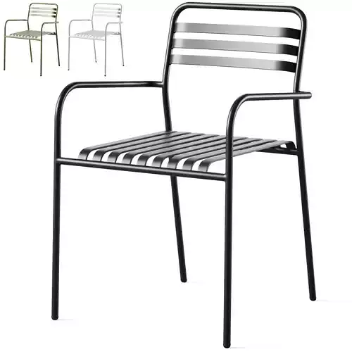 Aluminum garden armchair MANNI by LA REDOUTE