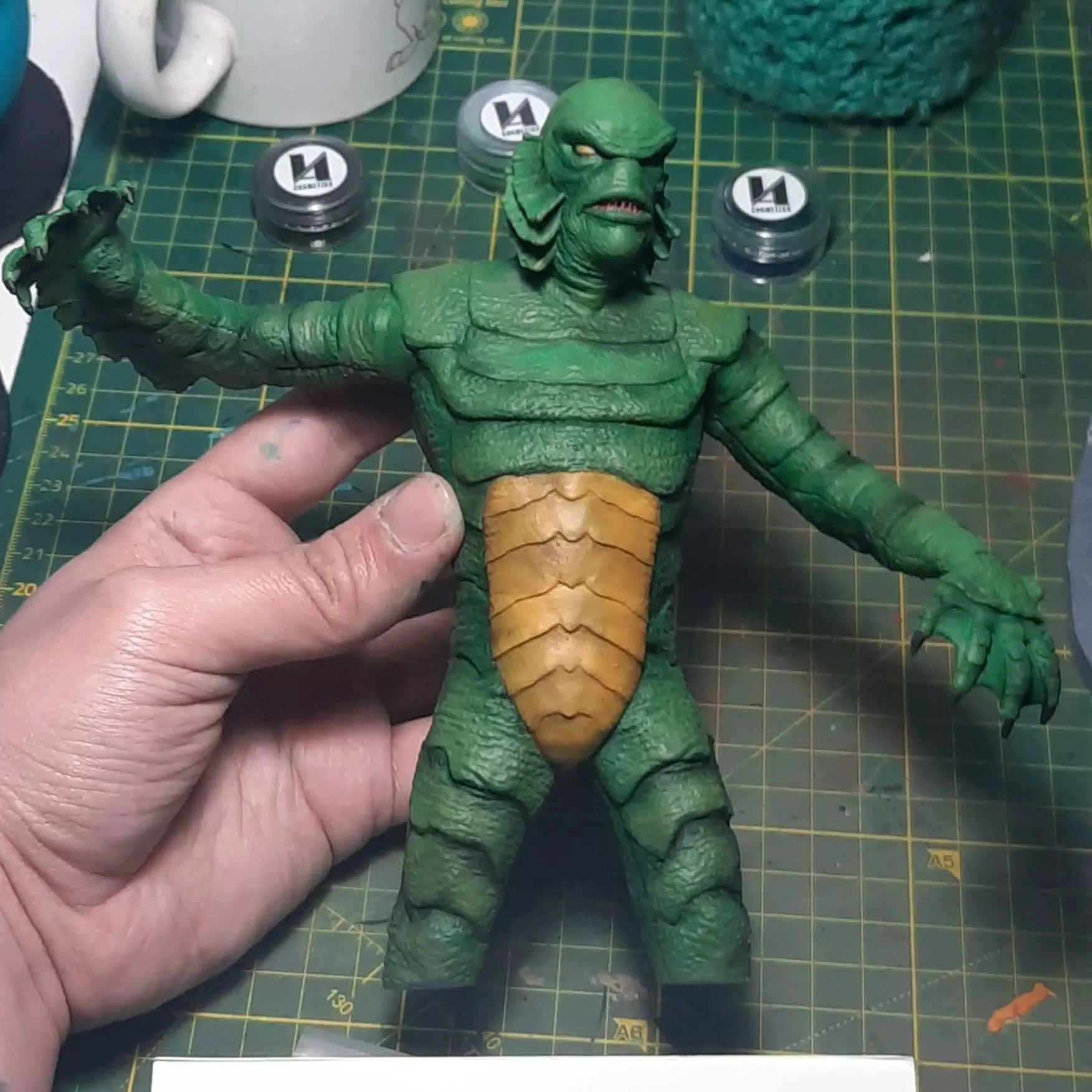 creature from the black lagoon sculpture 3D print model_0
