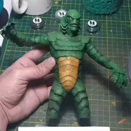 creature from the black lagoon sculpture 3D print model